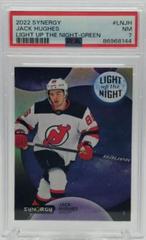 Jack Hughes [Green] #LN-JH Hockey Cards 2022 Upper Deck Synergy Light Up The Night Prices