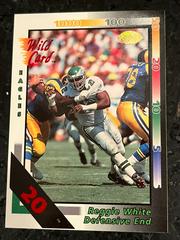 Reggie White [20 Stripe] #10 Football Cards 1992 Wild Card Prices