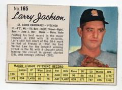 Larry Jackson [Hand Cut] #165 Baseball Cards 1962 Jell O Prices