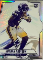 Jordan Addison [Silver Seismic] #CON-14 Football Cards 2023 Panini Phoenix Contours Prices