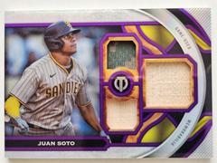 Juan Soto [Purple] #TR-JS Baseball Cards 2023 Topps Tribute Triple Relics Prices