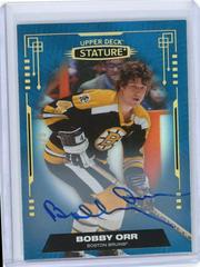 Bobby Orr [Autograph Blue] Hockey Cards 2021 Upper Deck Stature Prices