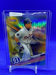Miguel Cabrera [Gold Refractor] Baseball Cards 2017 Bowman's Best Prices