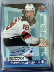 Dawson Mercer [Blue Autograph] #SZ-55 Hockey Cards 2021 Upper Deck Ice Sub Zero Prices