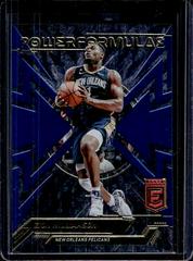 Zion Williamson [Blue] #27 Basketball Cards 2022 Panini Donruss Elite Power Formulas Prices