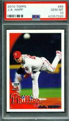 J. A. Happ #89 Baseball Cards 2010 Topps Prices