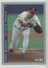 Greg Maddux #F-3 Baseball Cards 1993 Fleer Final Edition Prices