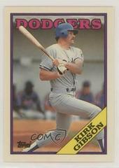 Kirk Gibson #40T Baseball Cards 1988 Topps Traded Tiffany Prices