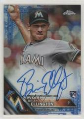 Brian Ellington [Blue Refractor] #RA-BE Baseball Cards 2016 Topps Chrome Rookie Autographs Prices