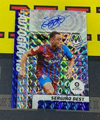 Sergino Dest #AM-SD Soccer Cards 2021 Panini Mosaic LaLiga Autographs Prices