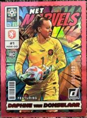 Daphne van Domselaar [Red] #15 Soccer Cards 2023 Donruss FIFA Women's World Cup Net Marvels Prices