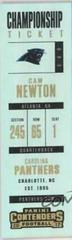 Cam Newton [Championship Ticket] #4 Football Cards 2017 Panini Contenders Prices