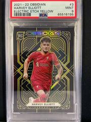 Harvey Elliott [Electric Etch Yellow] #3 Soccer Cards 2021 Panini Obsidian Prices