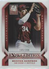 Hunter Renfroe [Aspirations Die Cut] #3 Baseball Cards 2013 Panini Elite Extra Edition Prices