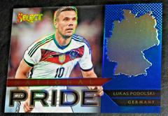 Lukas Podolski [Blue Prizm] Soccer Cards 2015 Panini Select National Pride Prices