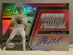 Zach Wilson [Red] #CPS-ZW Football Cards 2022 Panini Certified Potential Signatures Prices