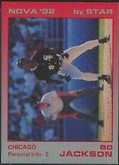 Bo Jackson #89 Baseball Cards 1992 Star Nova Edition Prices