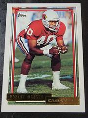 Robert Massey #371 Football Cards 1992 Topps Gold Prices