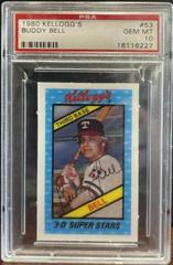 Buddy Bell #53 Baseball Cards 1980 Kellogg's Prices