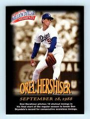 Orel Hershiser Baseball Cards 1997 Fleer Million Dollar Moments Prices