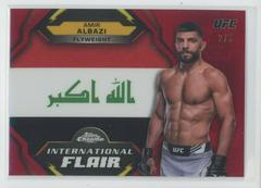 Amir Albazi [Red Refractor] #IFL-1 Ufc Cards 2024 Topps Chrome UFC International Flair Prices