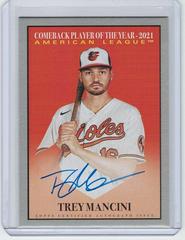 Trey Mancini [Silver] #61TM-TM Baseball Cards 2022 Topps Archives 1961 MVP Autographs Prices