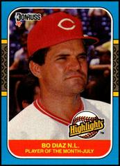 Bo Diaz Baseball Cards 1987 Donruss Highlights Prices