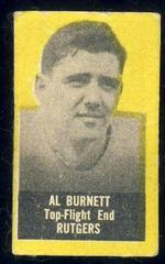 Al Burnett [Yellow] Football Cards 1950 Topps Felt Backs Prices