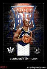 Bennedict Mathurin #REM-BMP Basketball Cards 2022 Panini Court Kings Rookie Expression Memorabilia Prices