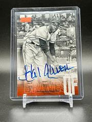 Hank Aaron [Orange] Baseball Cards 2018 Stadium Club Autographs Prices