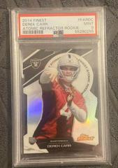 Derek Carr Football Cards 2014 Topps Finest Atomic Refractor Rookie Prices