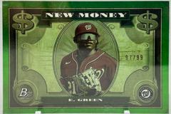 Elijah Green [Green] Baseball Cards 2023 Bowman Platinum New Money Prices