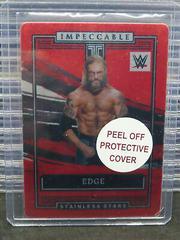 Edge [Red] #13 Wrestling Cards 2022 Panini Impeccable WWE Stainless Stars Prices