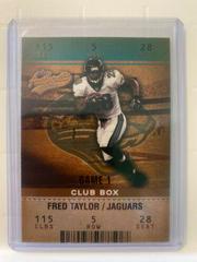 Fred Taylor #17 Football Cards 2003 Fleer Authentix Prices