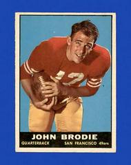 John Brodie Football Cards 1961 Topps Prices