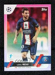 Lionel Messi [1st Edition Purple] Soccer Cards 2022 Topps UEFA Club Competitions Prices