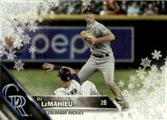 DJ LeMahieu [Metallic Snowflake] #HMW152 Baseball Cards 2016 Topps Holiday Prices