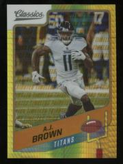 A. J. Brown [Timeless Tributes Gold] #4 Football Cards 2021 Panini Classics Prices