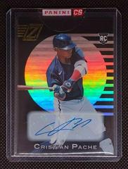 Cristian Pache [Autographs] Baseball Cards 2021 Panini Chronicles Zenith Prices
