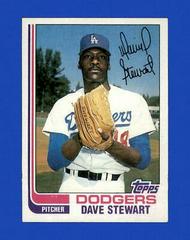 Dave Stewart Baseball Cards 1982 Topps Prices