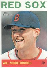 Will Middlebrooks #60 Baseball Cards 2013 Topps Heritage Prices