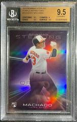 Manny Machado [Purple Refractor] #10 Baseball Cards 2013 Bowman Sterling Prices