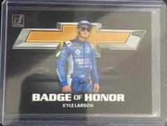 Kyle Larson #BH-KL Racing Cards 2023 Panini Donruss NASCAR Badge of Honor Prices
