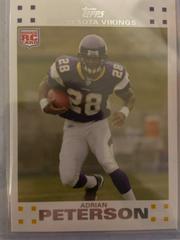 Adrian Peterson #3 Football Cards 2007 Topps Exclusive Rookies Prices
