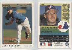Jeff Fassero #119 Baseball Cards 1992 O Pee Chee Premier Prices