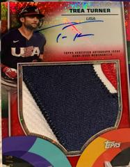 Trea Turner [Red Hot] #AV-TT Baseball Cards 2023 Topps World Classic Autographs Prices