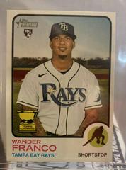 Wander Franco [Mini] #347 Baseball Cards 2022 Topps Heritage Prices