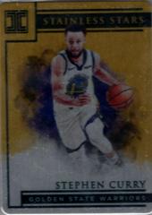 Stephen Curry [Gold] #9 Basketball Cards 2019 Panini Impeccable Stainless Stars Prices