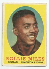 Rollie Miles Football Cards 1958 Topps CFL Prices