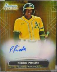 Pedro Pineda [Gold] #PA-PP Baseball Cards 2022 Bowman Sterling Prospect Autographs Prices